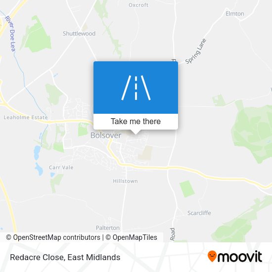 Redacre Close map