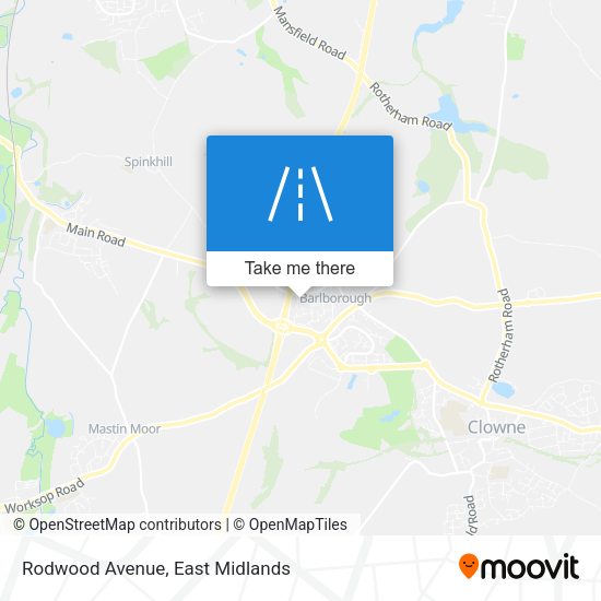 Rodwood Avenue map