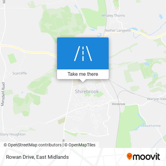 Rowan Drive map