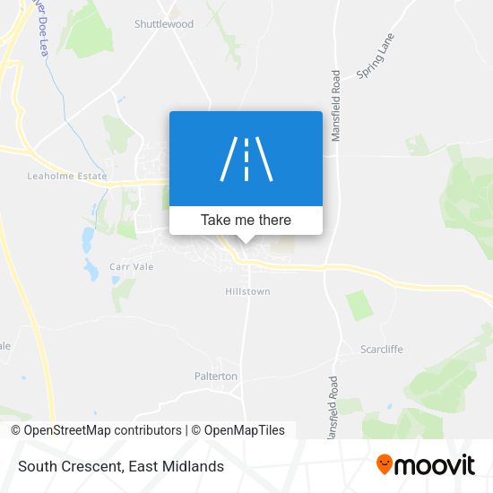 South Crescent map