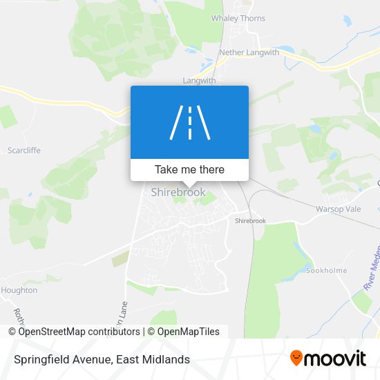 Springfield Avenue map