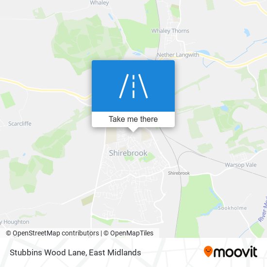 Stubbins Wood Lane map