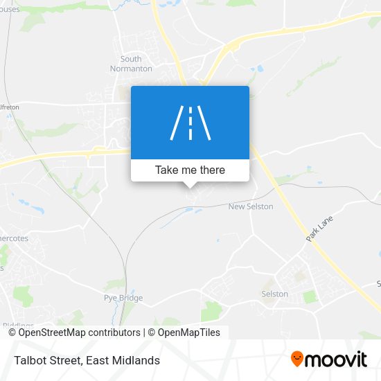 Talbot Street map