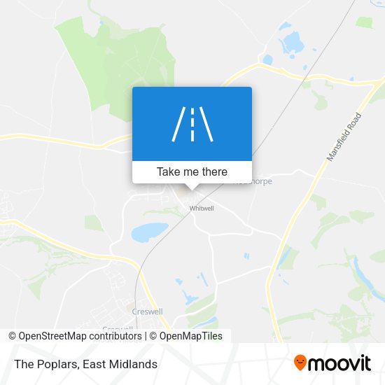 The Poplars map