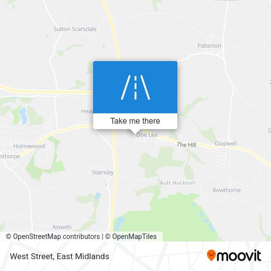 West Street map