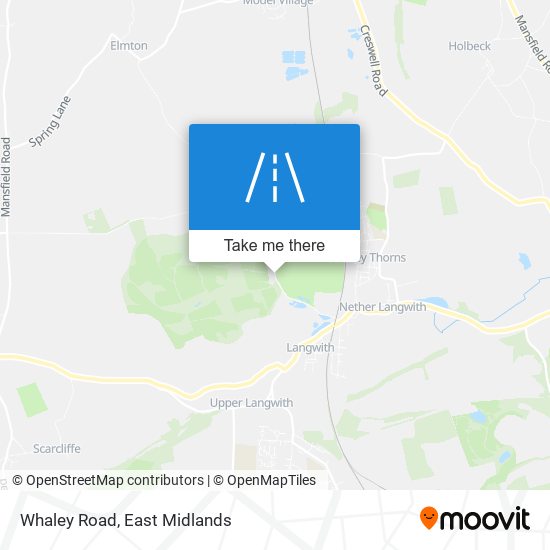 Whaley Road map