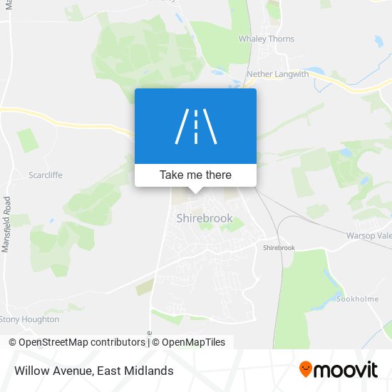 Willow Avenue map