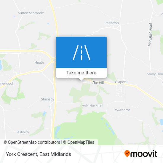 York Crescent map