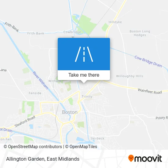 Allington Garden map
