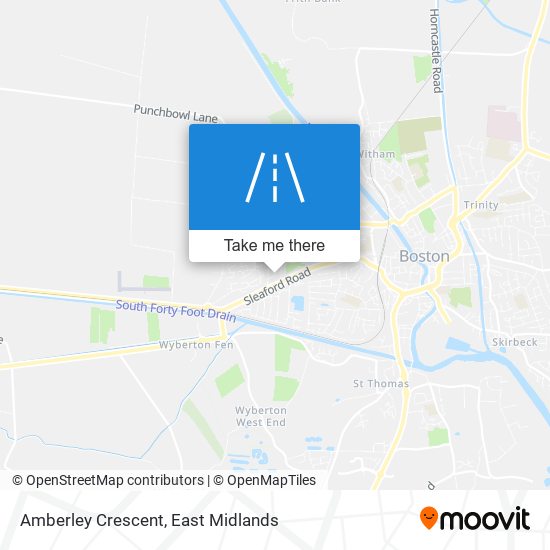 Amberley Crescent map