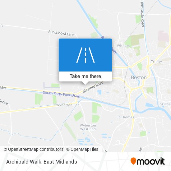 Archibald Walk map