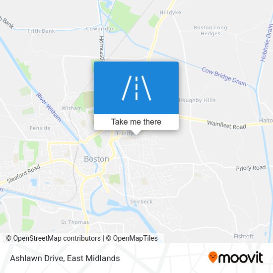 Ashlawn Drive map