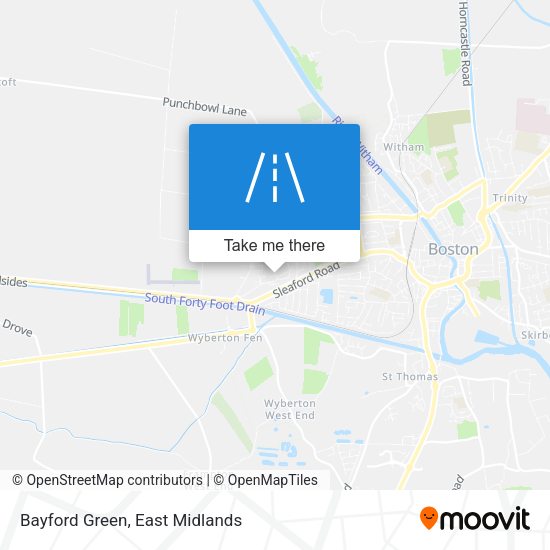 Bayford Green map