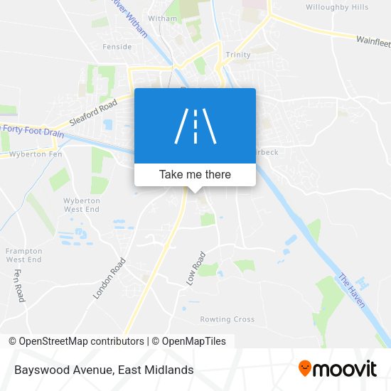 Bayswood Avenue map
