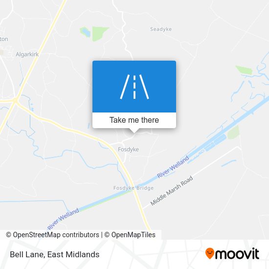Bell Lane map