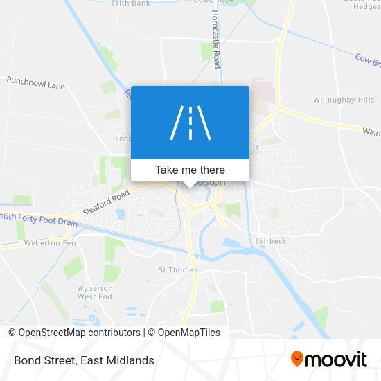 Bond Street map