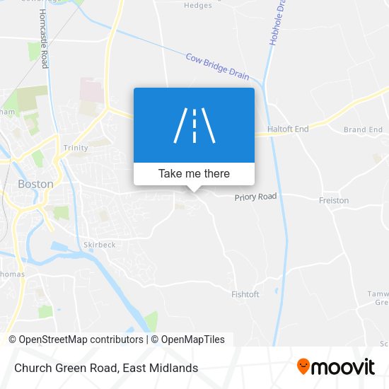 Church Green Road map