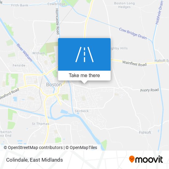 Colindale map