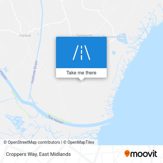Croppers Way map
