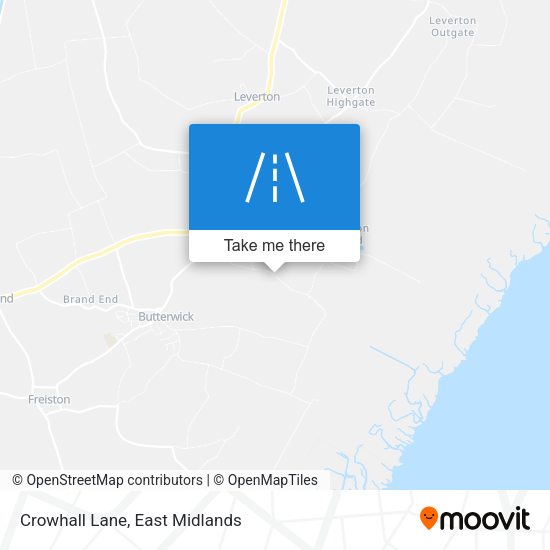 Crowhall Lane map