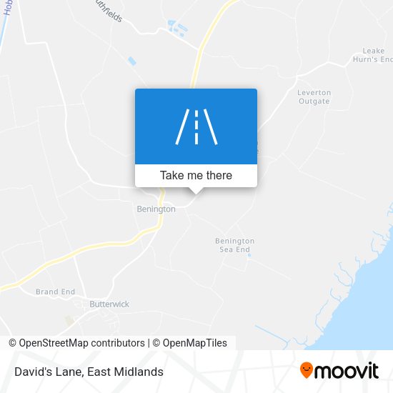 David's Lane map