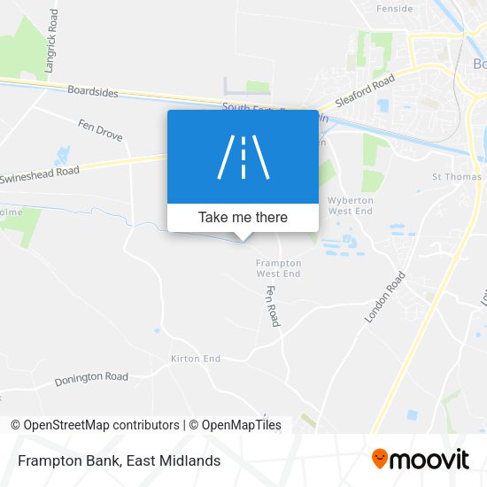 Frampton Bank map