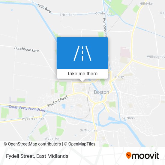 Fydell Street map