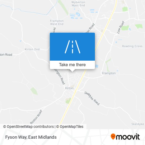 Fyson Way map