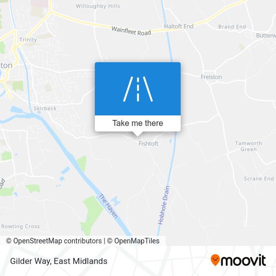 Gilder Way map