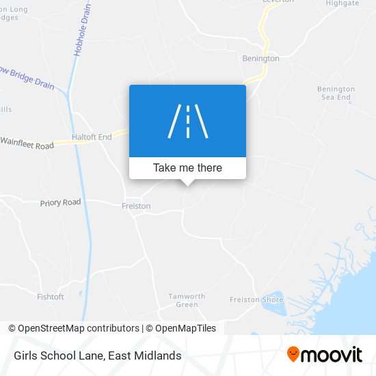 Girls School Lane map