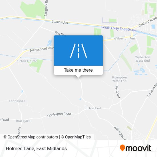 Holmes Lane map