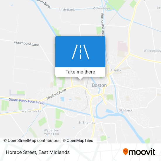 Horace Street map