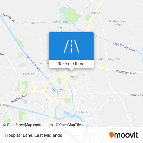 Hospital Lane map