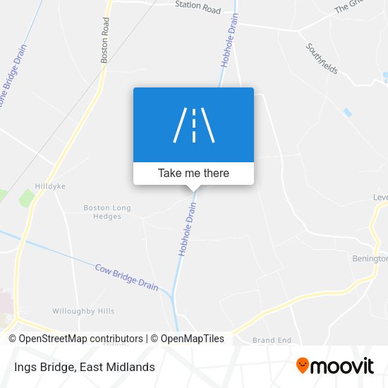 Ings Bridge map