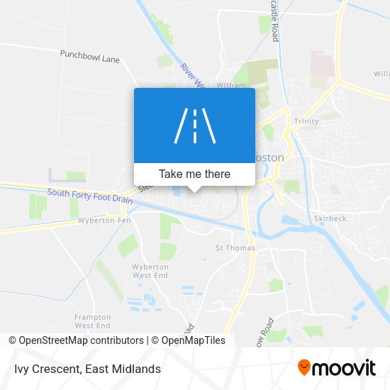 Ivy Crescent map
