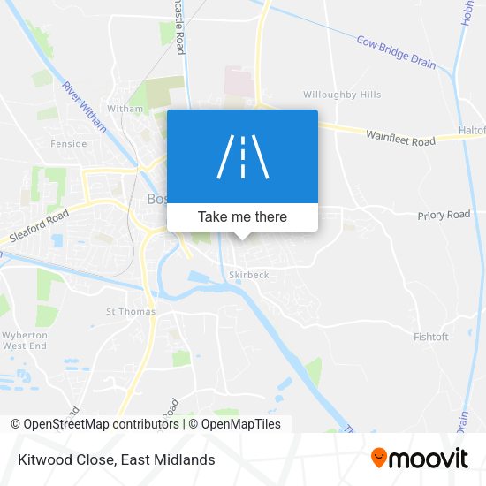 Kitwood Close map