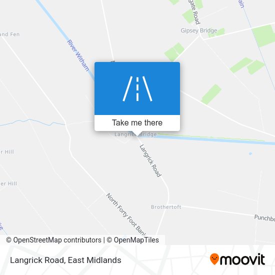Langrick Road map