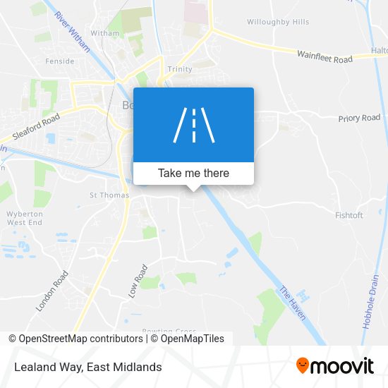 Lealand Way map