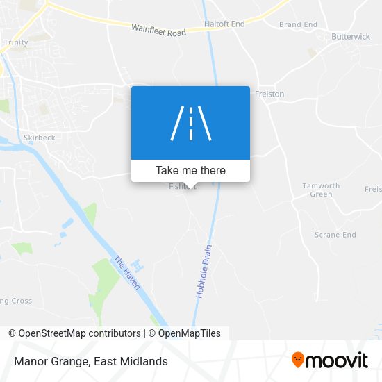 Manor Grange map