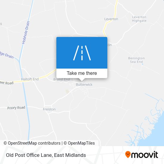 Old Post Office Lane map