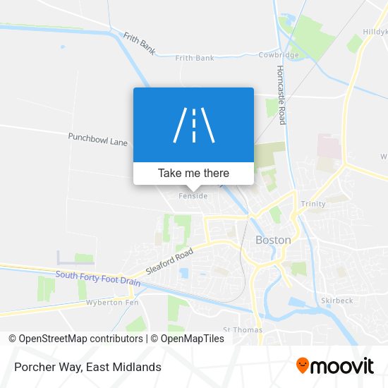 Porcher Way map