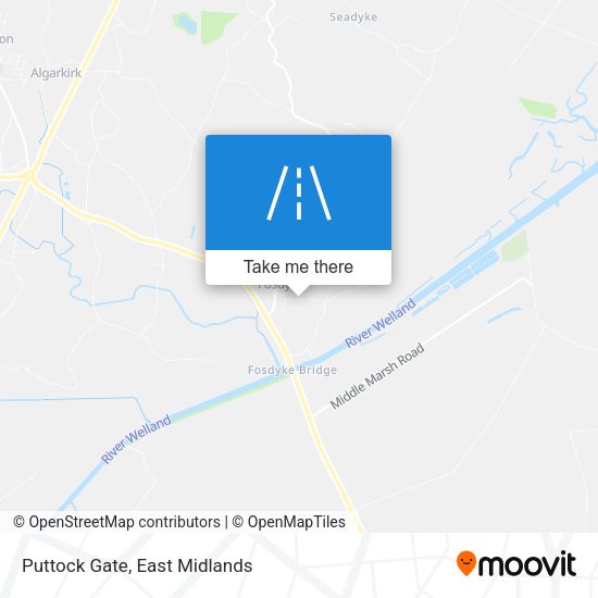 Puttock Gate map