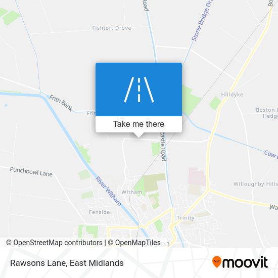 Rawsons Lane map