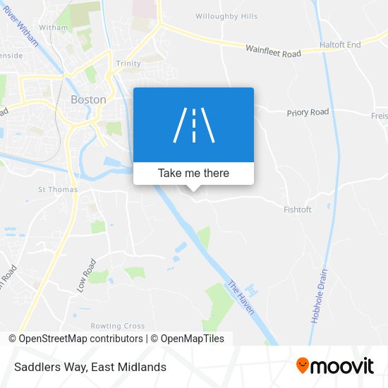 Saddlers Way map