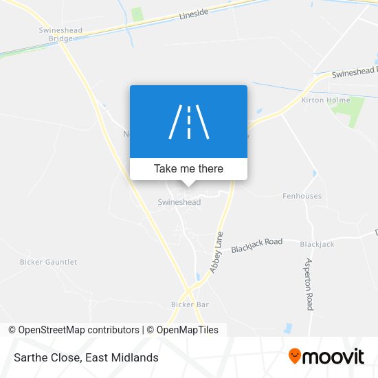 Sarthe Close map