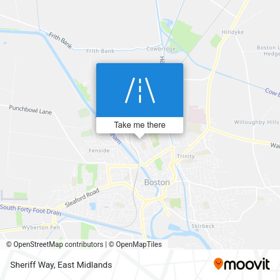 Sheriff Way map