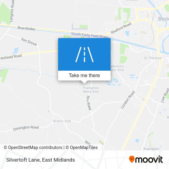 Silvertoft Lane map