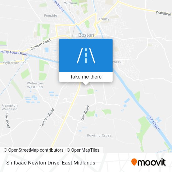 Sir Isaac Newton Drive map