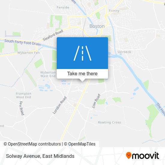 Solway Avenue map