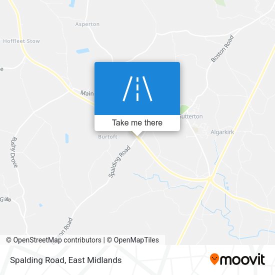 Spalding Road map